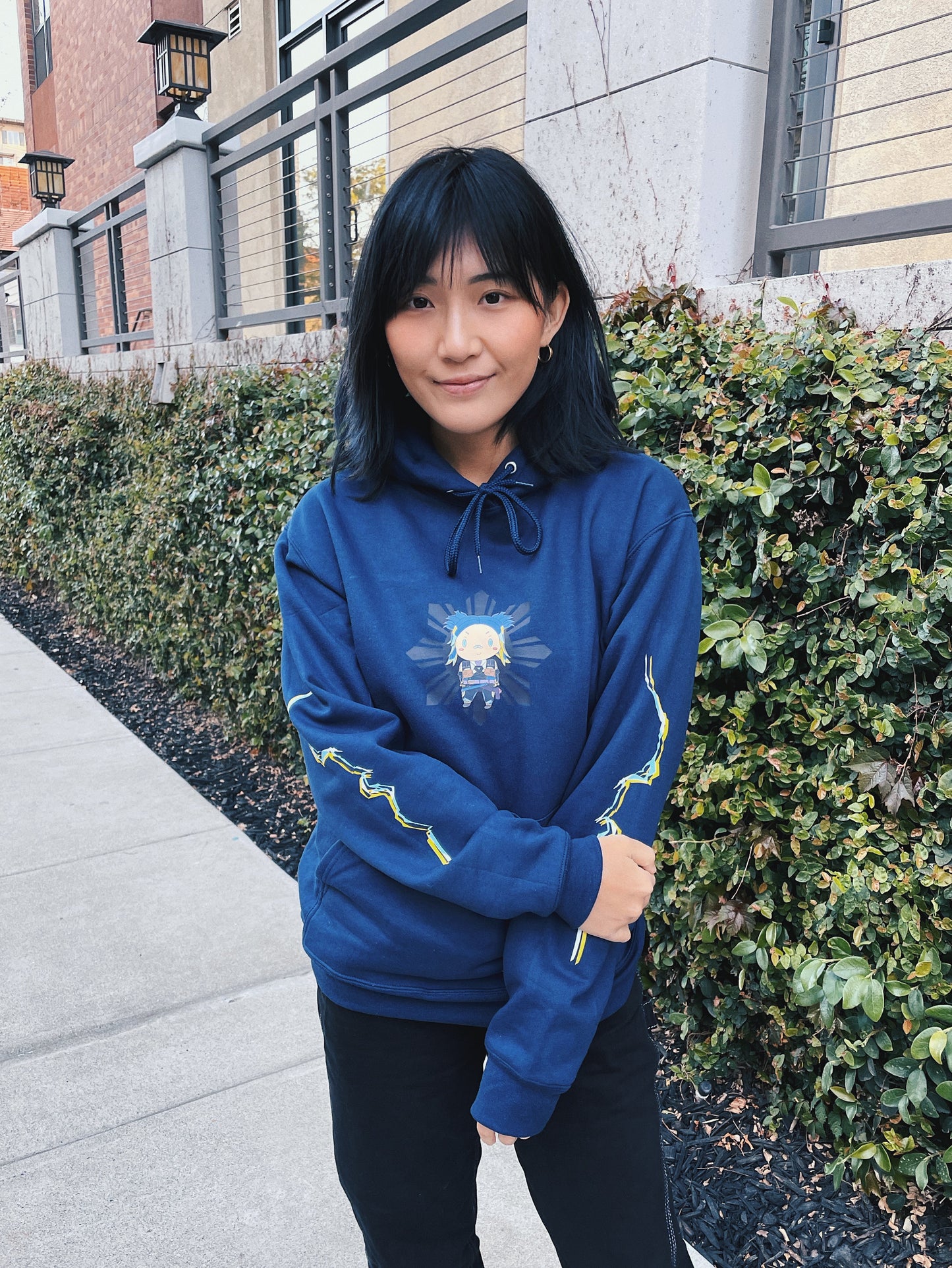 Neon hoodie