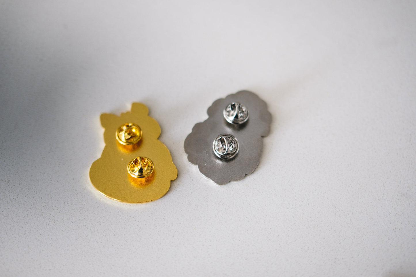Boba squeak enamel pin