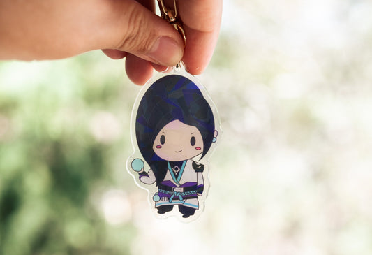 Sage holographic keychain