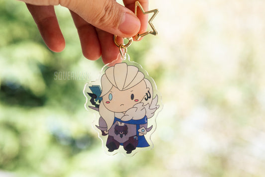 Sova holographic keychain