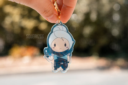 Jett holographic keychain