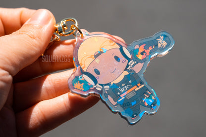 Raze holographic keychain